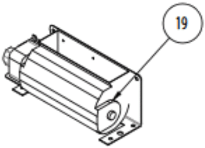 Regency 717-517/P Gas Fireplace Blower Assembly | Fits LRI3E, HRI3E, Gi25LE & Gi27LE