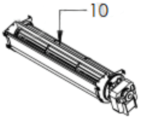 Regency GC40-010 Convection Blower | Fits GF40 Greenfire