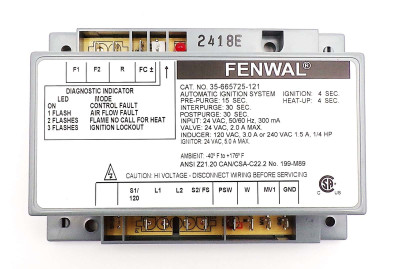 NBK-20467 Ignition Control Module | Direct Replacement for Fenwal 35-665725-121 & Baxter BXR01-1000V9-00170