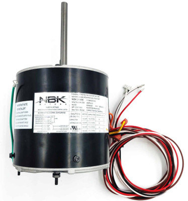 NBK-20588 208-230V Rescue Condenser Motor 825 RPM (1/6 - 1/3 HP) | Replaces US Motors 5464H