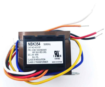 NBK-20604 40VA Transformer 120/208/240V to 24V | Replaces Mars 50354 & Packard PF42440