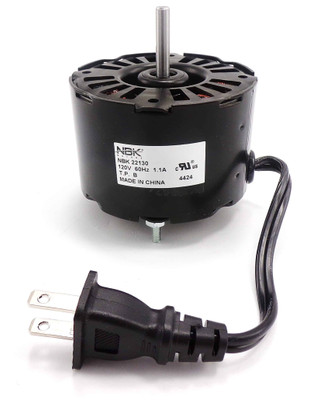 NBK-22130 Fan Motor 120V 60Hz | Replaces Broan 86933000 & Packard 50933