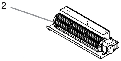 Regency 404-515 Fan Assembly - Convection Blower for U31-3 Gas Stove
