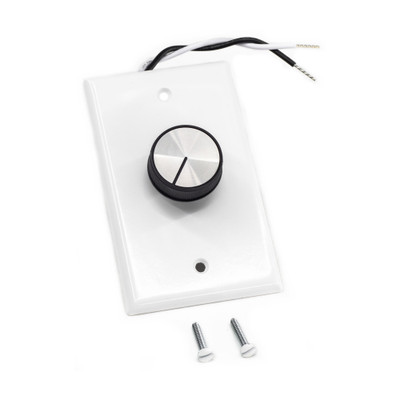 Wall mount variable speed controller with black dial