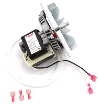 US Stove 80473 pellet exhaust motor replacement, includes gasket, terminals