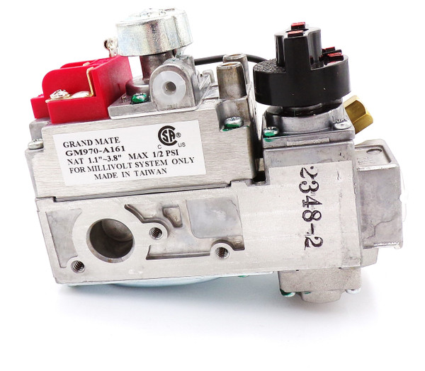 Grand Mate (GM970-A161) Propane Gas (LP) Valve, Millivolt