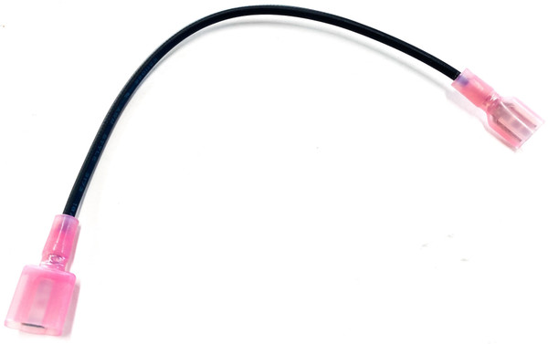 6" Jumper Wire w/ Male & Female 1/4" Spade Terminals, 18AWG