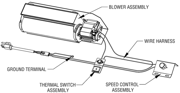 Superior F4868 (FBK-LIN48) Blower Kit | Fits DRL4048TEN & DRL6048TEN