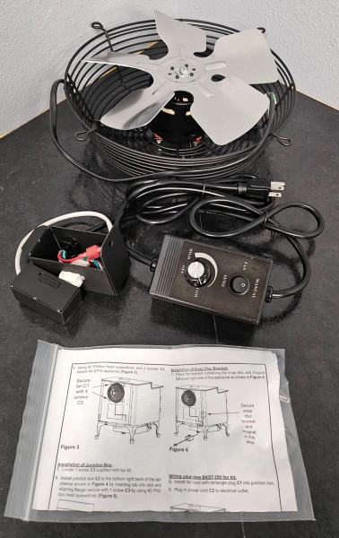 Quadra-Fire BKST-350 Fan Kit, 350 CFM | Fits 57ST-ACC-C