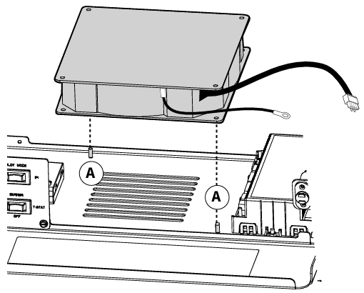 Jotul 158023 Gas Stove Axial Fan Assembly | Fits GF 305 DV IPI