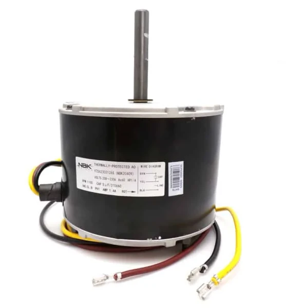 NBK-20409 Condenser Fan Motor 1/4 HP 208/230V – Replaces Genteq 3S047, GE 5KCP39FFAB35S, Carrier HC39GE226