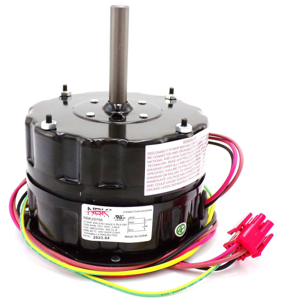 NBK-20795 Condenser Fan Motor 208/230V 1/12 HP – Replaces York 024-26019-000, Century OEV1006, AO Smith F42B53A01