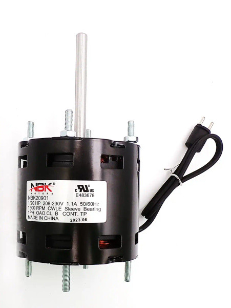 NBK-20901 Fan Motor 208-230V 50/60Hz | Direct Replacement for Fasco D1103, Dayton 32NA52, JA2N251