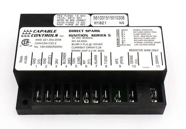 NBK-20262 Ignition Control Module - Heatco | Direct Replacement for Carrier HM56SERIES308