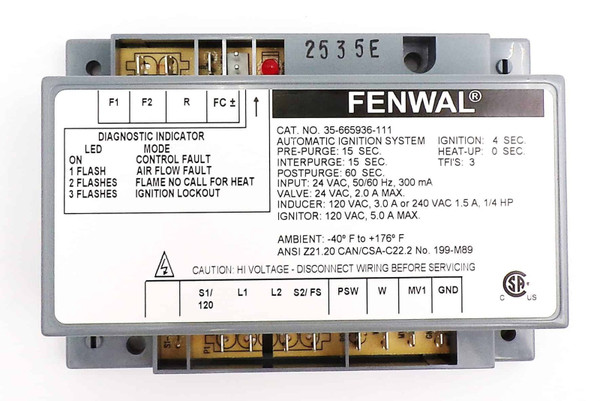 NBK-21288 Ignition Control | Direct Replacement for Fenwal 35-665936-111