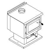 1050 Wood Stove (OB01015)