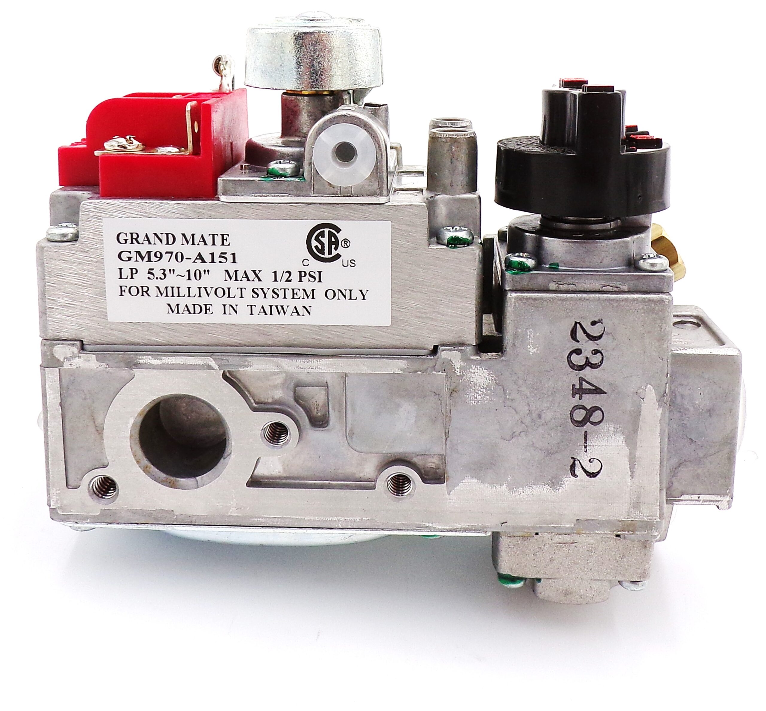 Grand Mate (GM970-A151) Propane Gas (LP) Valve, Millivolt