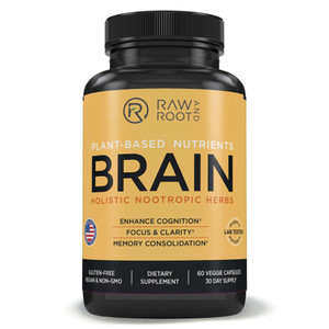 Raw and Root Plant-Based Nutrients Brain Holistic Nootropic Herbs Raw and Root Plant-Based Nutrients Brain Holistic Nootropic Herbs