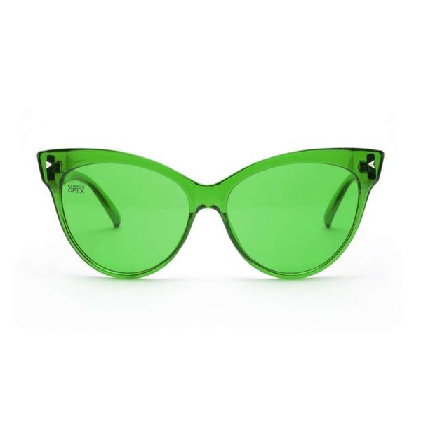 Green Color Glasses