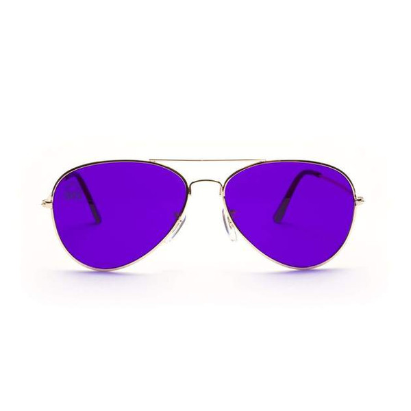 Violet Color Glasses