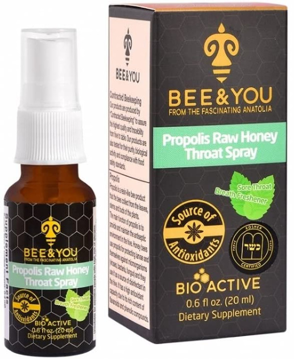 Propolis Raw Honey Throat Spray