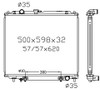 Radiator for Mitsubishi Pajero 94-00 NJ NL NK Diesel Turbo Diesel 2.8L 95 96 97 98 99