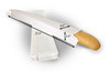 Lazio White Kraft Baguette Bag, No Window, Case of 250 - View 2