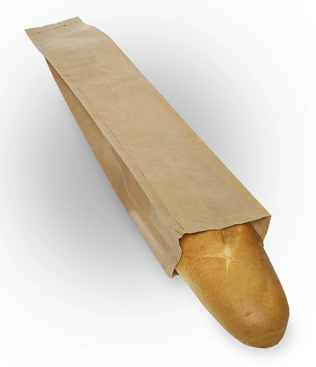 Lazio Brown Kraft Loaf Bag, No Window, Case of 250 - View 2