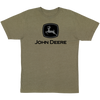 John Deere Men's Olive Trademark Logo Tee - RDO Equipment