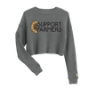 John Deere Women's Support Farmers Fleece Crop Sweatshirt - RDO Equipment