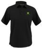 John Deere Men's Black Polo Tee - RDO Equipment