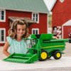 1:16 John Deere Big Farm S690 Combine With Corn & Grain Heads Toy - RDO Equipment