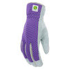 John Deere Women's Purple Leather Work Gloves - RDO Equipment