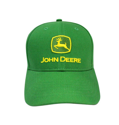 John Deere Cap with logo print.
