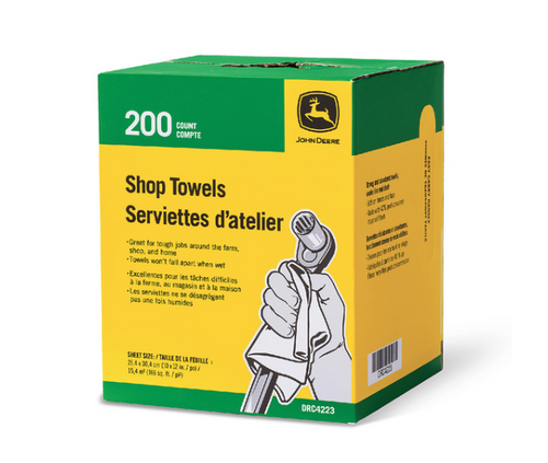 John Deere Shop Towel Centre-pull Carton
