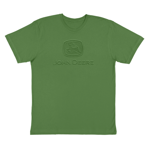 John Deere Men's Green Embossed Logo Tee - RDO Equipment