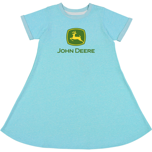 John Deere Toddler Turquoise Twirl Dress - RDO Equipment