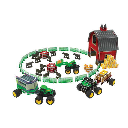 John Deere Monster Treads Eco-snaps Farm Play Set - RDO Equipment