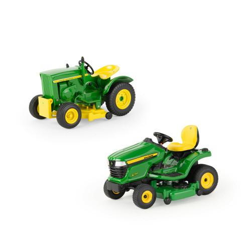1:16 John Deere 110 and X394 60th Anniversary Lawn Mower Prestige Collection Replica Toy Set - RDO Equipment