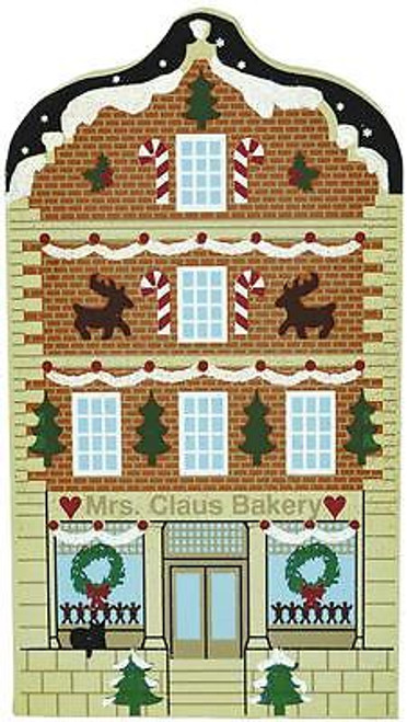 Cat’s Meow Village Christmas North Pole Mrs Claus Bakery #2972 Glitter Snow
