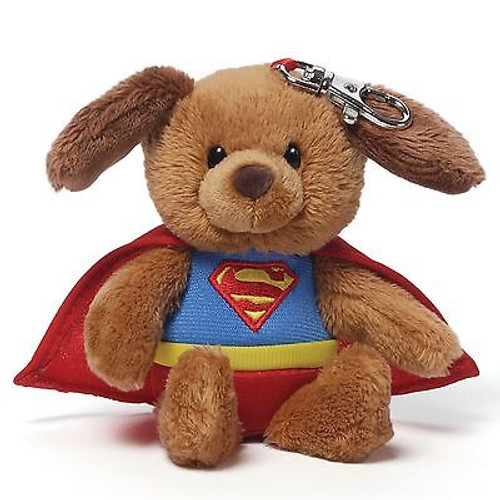 GUND DC Comics Super Hero Superman Griffin Backpack Handbag Clip #4048562 NEW