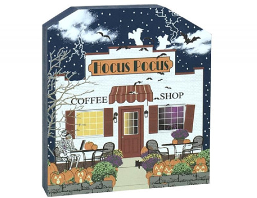 Cat's Meow Village Hocus Pocus Coffee Shop #18-631