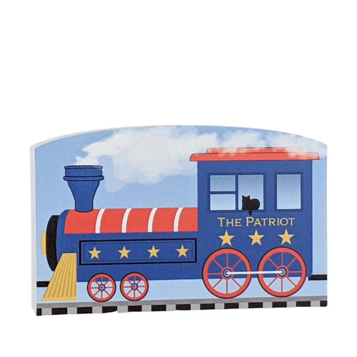 Pride of America Red White Blue Patriot Train - Cat's Meow Village #21-421