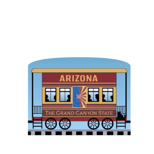 Cat's Meow Village Arizona Train Car for Patriot Train 