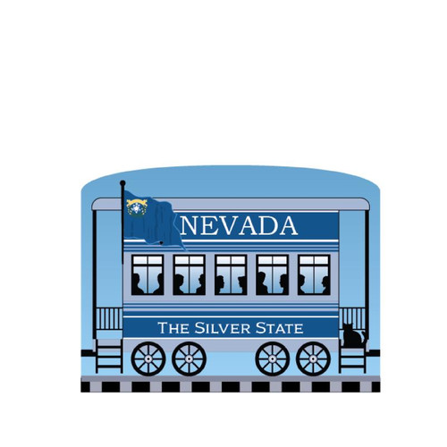 Cat's Meow Village Pride America Patriot Train Nevada State Car #21-426NV