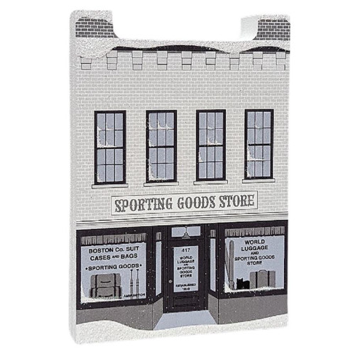 Cat’s Meow Village Christmas Wonderful Life Bedford Falls Sporting Goods Store #22-481