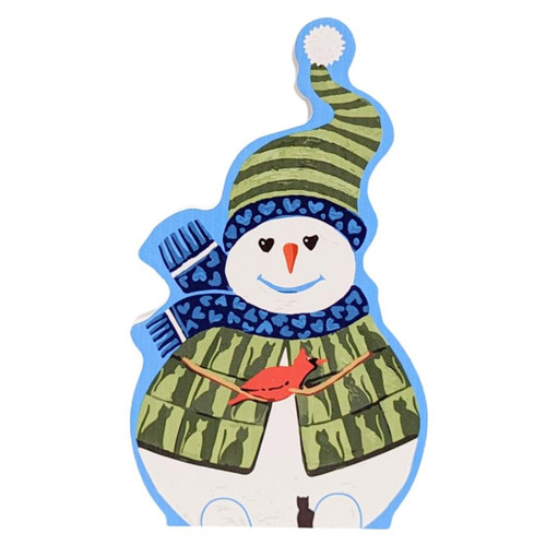  Cat's Meow Village 40th Anniversary Snowman Love, Loyalty & Luck #22-121