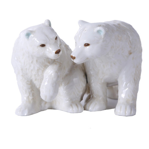 Pacific Giftware Polar Bear Ceramic Magnetized Salt & Pepper Shakers Set #11302