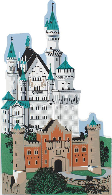 Cat's Meow Village Shelf Sitter - Neuschwanstein "Sleeping Beauty" Castle 00-915