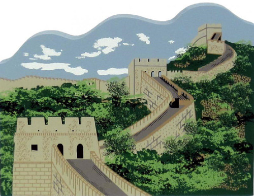 Cat's Meow Village Shelf Sitter - Great Wall of China 03-912
